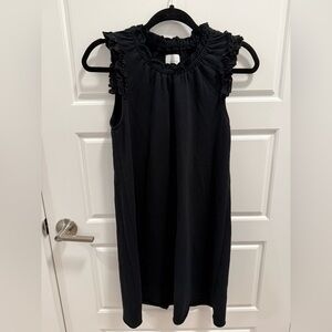 Sundays Black Sleeveless Mini Sundress